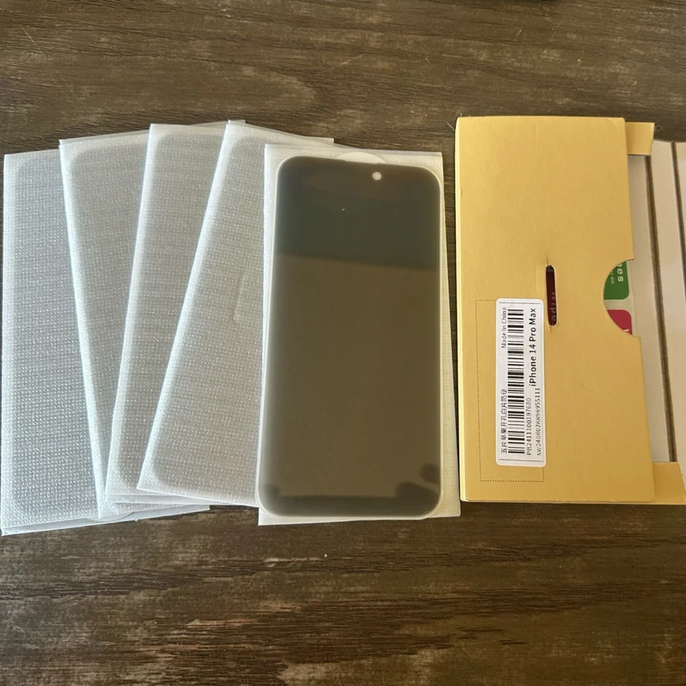Black Screen Protector for Smartphones